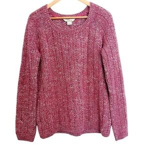 Bob‎ Timberlake Pink Crewneck Pullover Sweater Cotton Blend Medium